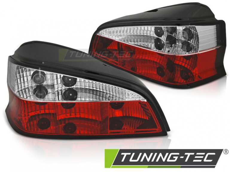 Upgrade Design Rückleuchten für Peugeot 106 3/5 Türer 96-03 weiß/rot